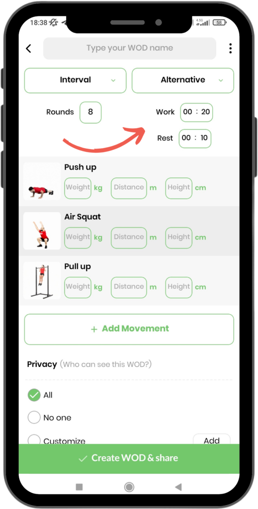 Create Interval WOD-Alternative Create Interval WOD-Alternative