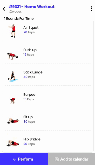 Home Workout of 241215 Home Workout of 241215