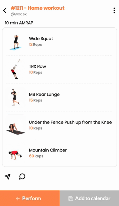 Home workout of 241203 Home workout of 241203