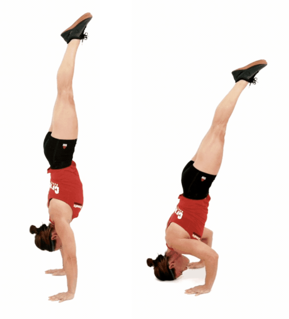 Free-standing Handstand Push-up Free-standing Handstand Push-up