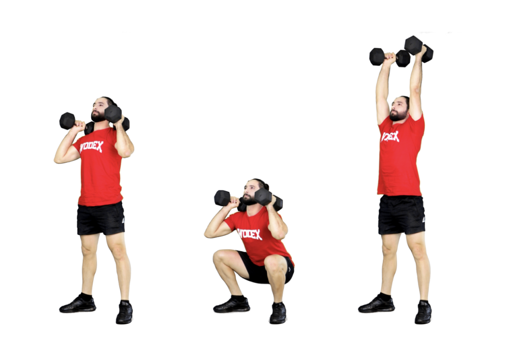 Dumbbell Thruster Dumbbell Thruster